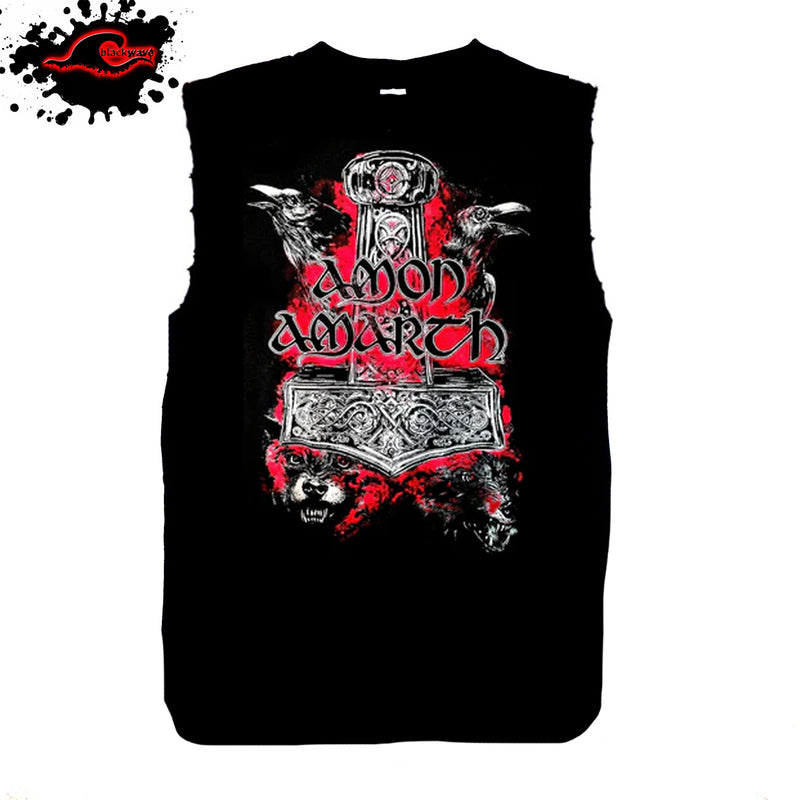 Amon Amarth - Thors Hammer - Frayed-Cut Modified Singlet