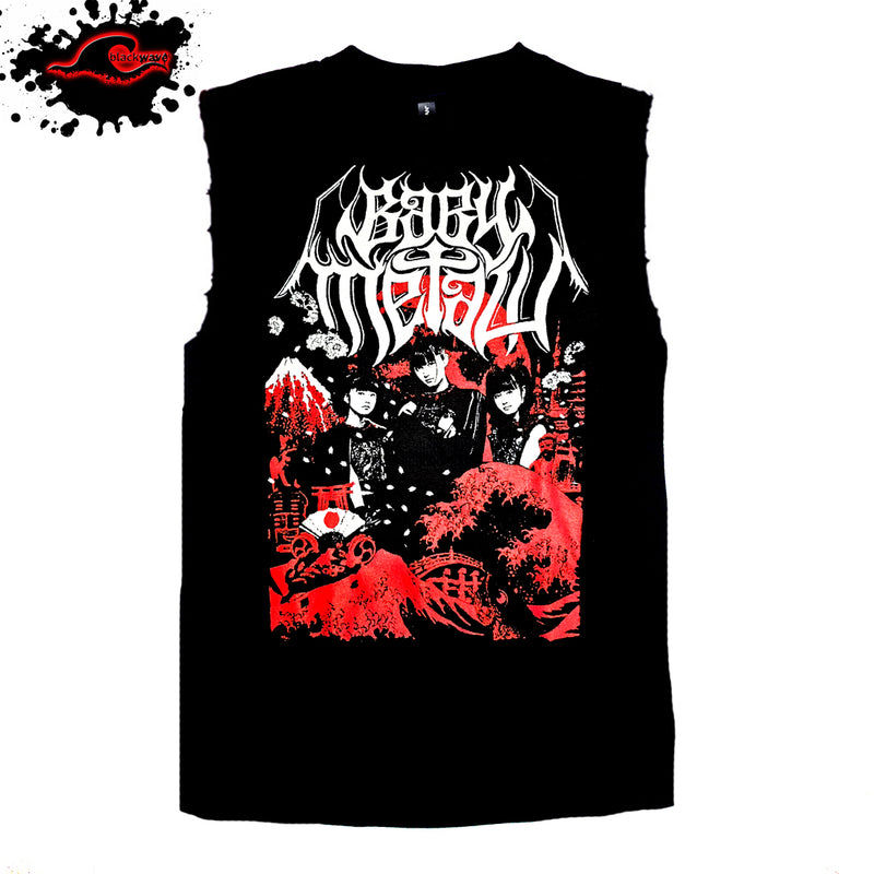 Baby Metal - Land Of The Rising Sun - Frayed-Cut Modified Singlet