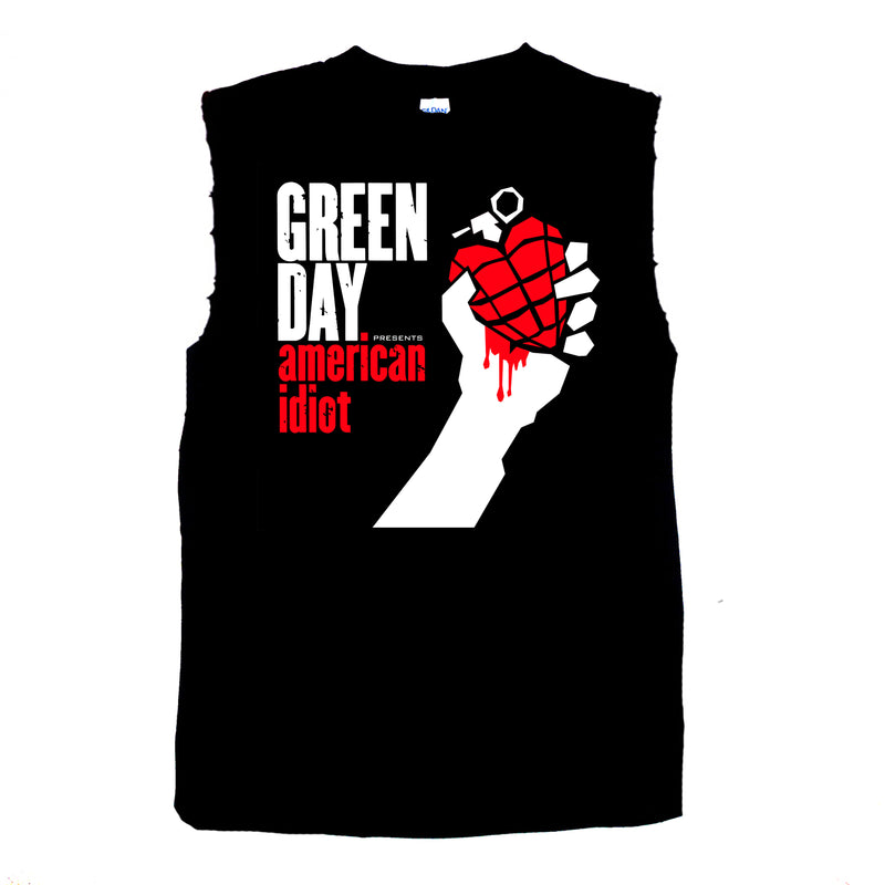 Greenday - American Idiot - Frayed-Cut Modified Singlet