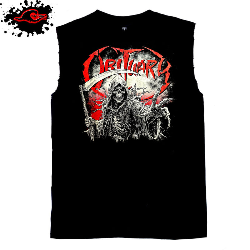 Obituary - EU Poster Design - Frayed-Cut Modified Singlet