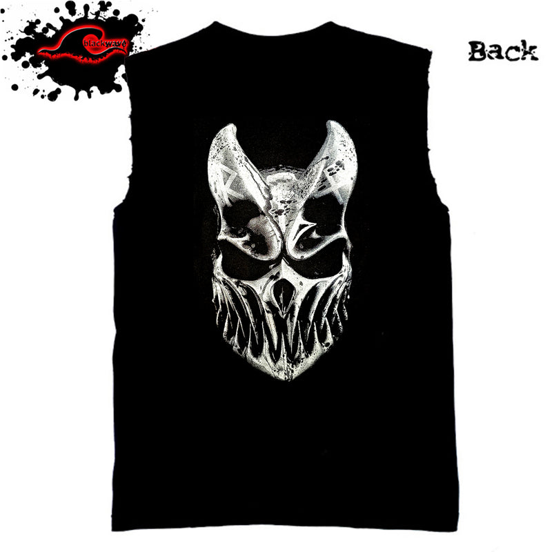 Slaughter To Prevail - Logo Mask - Frayed-Cut Modified Singlet