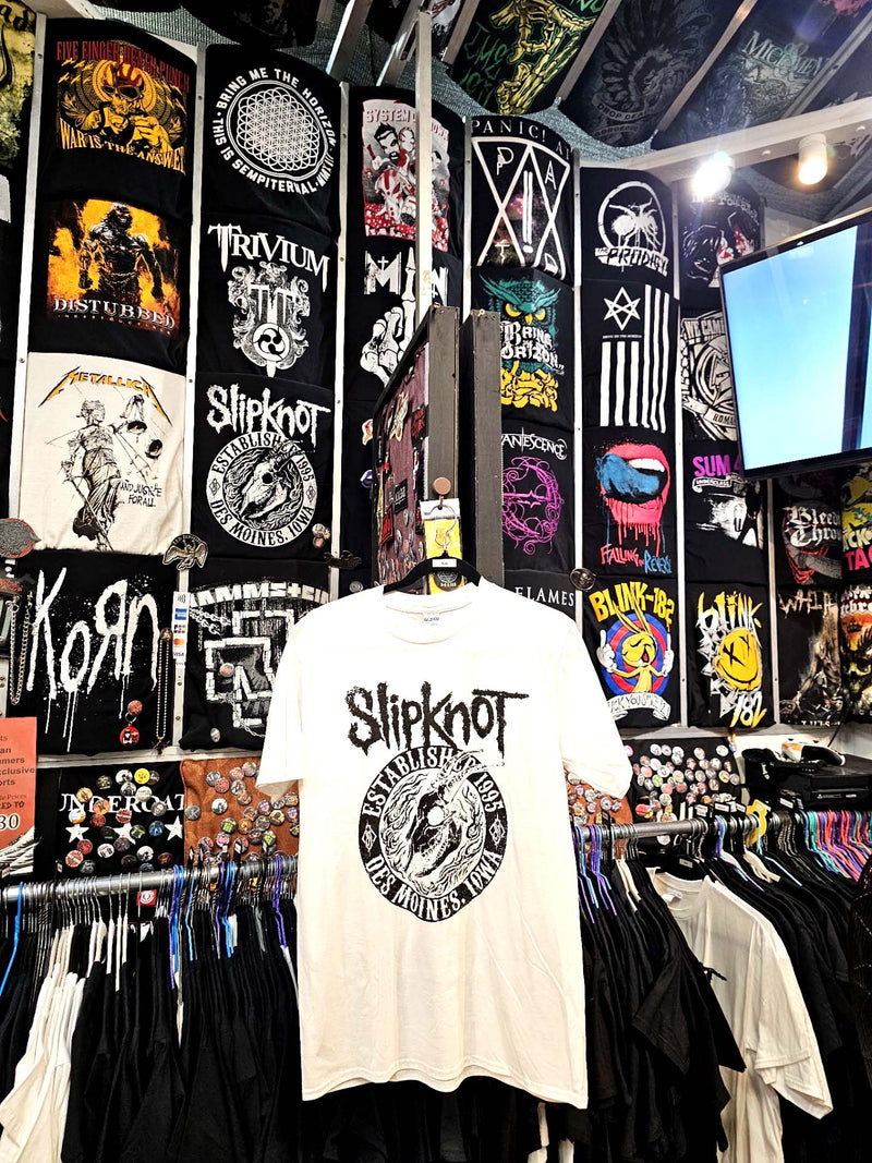 Slipknot - Established 1995 - White Band T-Shirt