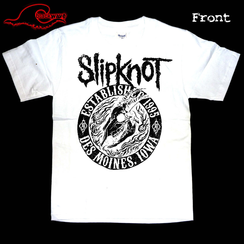 Slipknot - Established 1995 - White Band T-Shirt