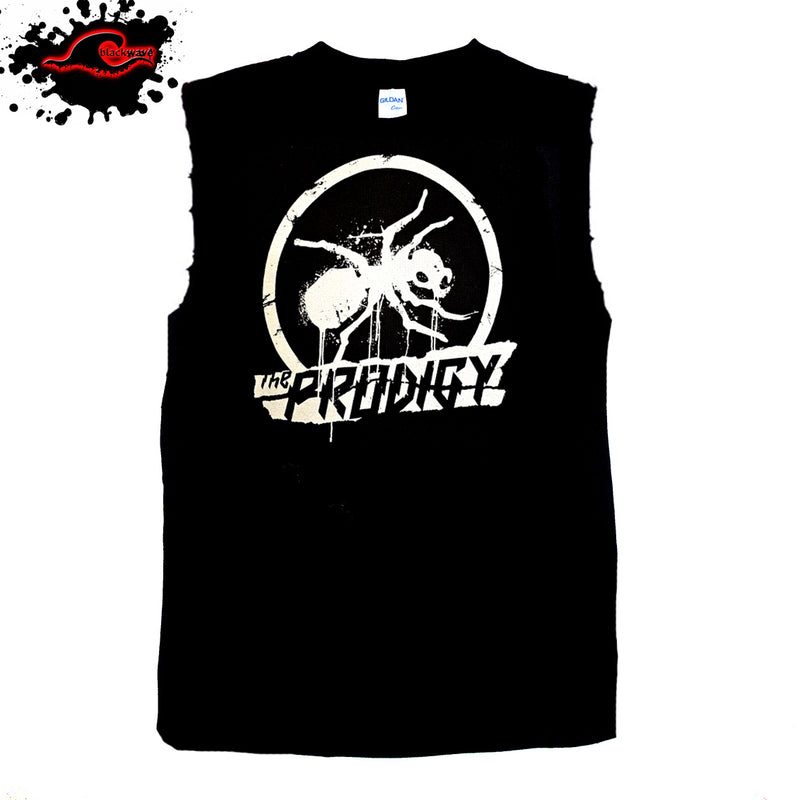 The Prodigy - Band Logo - Frayed-Cut Modified Singlet