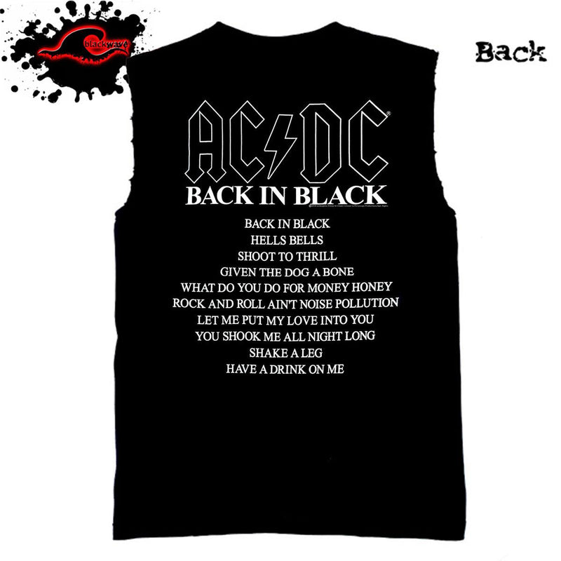 AC/DC tank top Back in Black size XL – RoxxBKK